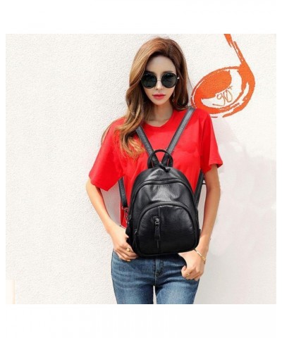 Mini Leather Backpack for Women 4 in 1 to Carry Convertible Backpack Shoulder Handbag Crossbody Bag $8.95 Backpacks