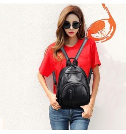 Mini Leather Backpack for Women 4 in 1 to Carry Convertible Backpack Shoulder Handbag Crossbody Bag $8.95 Backpacks