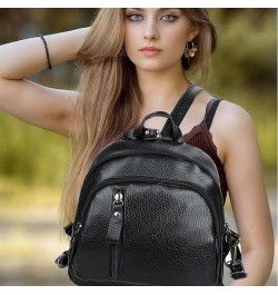 Mini Leather Backpack for Women 4 in 1 to Carry Convertible Backpack Shoulder Handbag Crossbody Bag $8.95 Backpacks