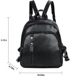 Mini Leather Backpack for Women 4 in 1 to Carry Convertible Backpack Shoulder Handbag Crossbody Bag $8.95 Backpacks