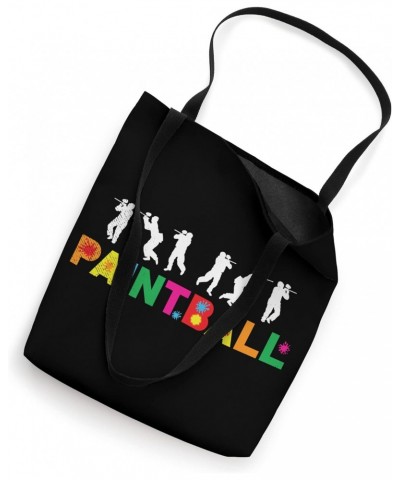 Paintball Player Team Colorful Paintball Splatter Paintball Tote Bag $9.56 Totes