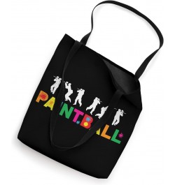 Paintball Player Team Colorful Paintball Splatter Paintball Tote Bag $9.56 Totes