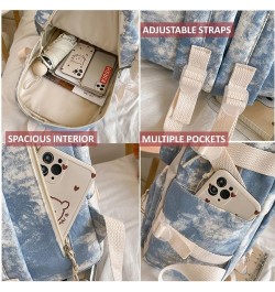 Kawaii ITA Backpack with Cute Accessories and Pins and 2 ITA Windows Spacious Rucksack (Pink) Blue $15.05 Backpacks