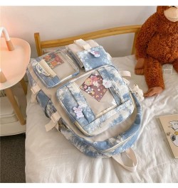 Kawaii ITA Backpack with Cute Accessories and Pins and 2 ITA Windows Spacious Rucksack (Pink) Blue $15.05 Backpacks