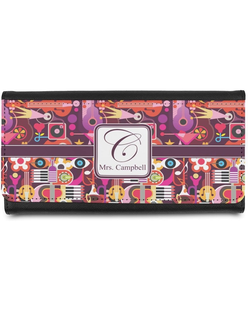 Personalized Abstract Music Leatherette Ladies Wallet $27.68 Wallets