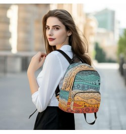 African Ethnic Tribal Backpack for Women Shoulder Bag Lightweight Mini Backpack Casual Daypack Back Pack for Travel Small(11....