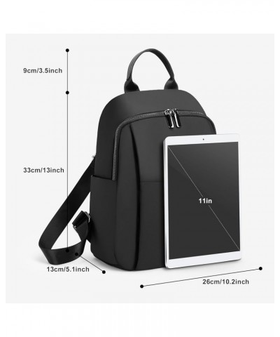 Mini Backpack for Women Nylon Travel Backpack Purse Multi Pockets Anti-Theft Bookbag Ladies Shoulder Bag Small Casual Daypack...