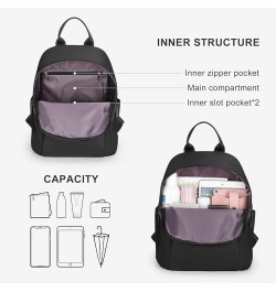 Mini Backpack for Women Nylon Travel Backpack Purse Multi Pockets Anti-Theft Bookbag Ladies Shoulder Bag Small Casual Daypack...