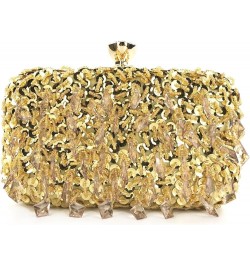 Women Tassels Sequin Clutch Bag Glitter Beaded Sequin Evening Handbags Crystal Vintage Cocktail Party Purse Gold $20.51 Eveni...