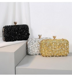 Women Tassels Sequin Clutch Bag Glitter Beaded Sequin Evening Handbags Crystal Vintage Cocktail Party Purse Gold $20.51 Eveni...