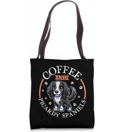 Coffee and Picardy Spaniel Tote Bag $12.30 Totes