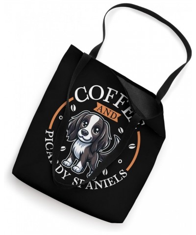 Coffee and Picardy Spaniel Tote Bag $12.30 Totes