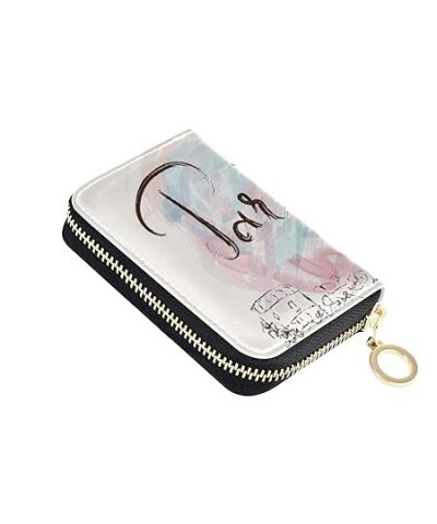 American 100 Dollar Bills Credit Card Coin wallet, RFID Blocking Compact Women Leather Card Holder, Key Change Organizer, Zip...