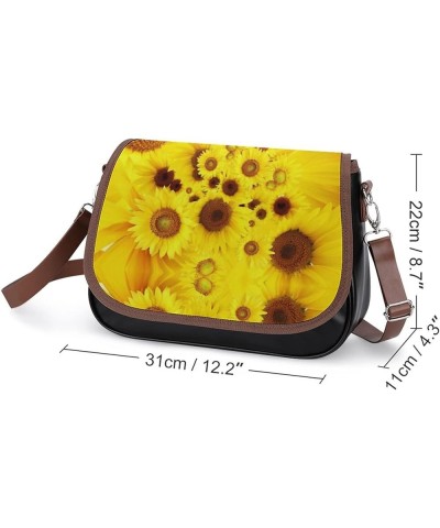 Printed Shoulder Crossbody Bag Leather Hobo Bags Medium Ladies Top Handles Satchels Cute Skull Color7 $24.50 Hobo Bags