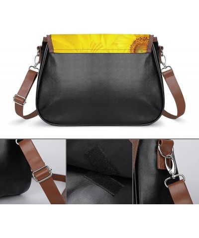 Printed Shoulder Crossbody Bag Leather Hobo Bags Medium Ladies Top Handles Satchels Cute Skull Color7 $24.50 Hobo Bags