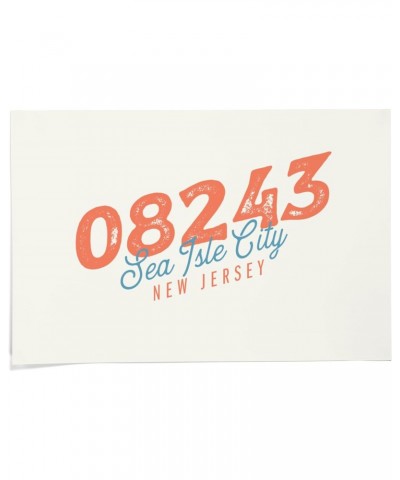 24x36 Inch Giclee Print, Sea Isle City, New Jersey, Zip Code $21.50 Totes