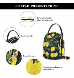 Lemon Leaves Joko lvery Cross Body Purse Chain Crossbody Bags Shoulder Bag Handbag for Work Gifts Women $11.65 Crossbody Bags