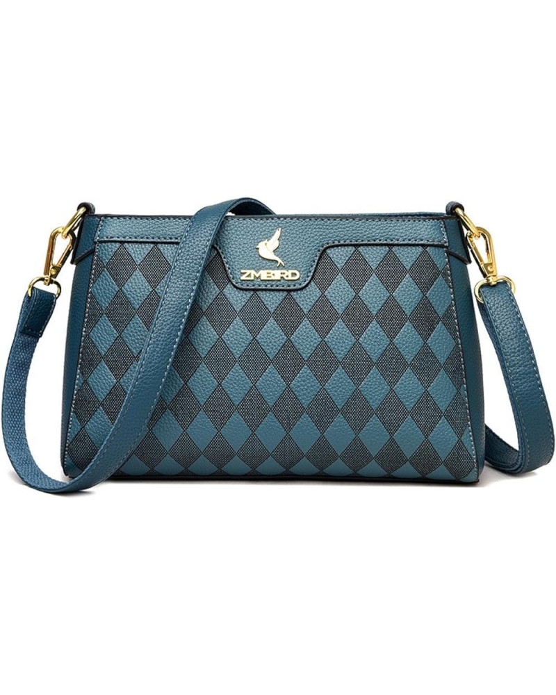 Women's bag cross-body shoulder bag Blue $28.40 Crossbody Bags