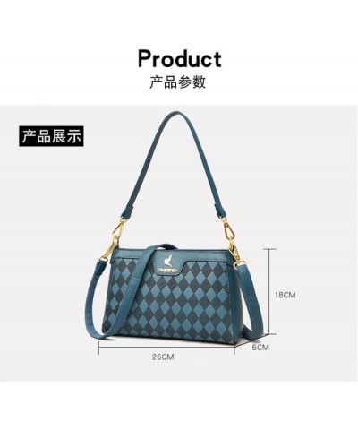 Women's bag cross-body shoulder bag Blue $28.40 Crossbody Bags