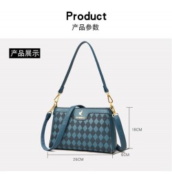 Women's bag cross-body shoulder bag Blue $28.40 Crossbody Bags