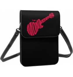 The Rock Monkees Band Logo Small Cell Phone Purse Female Shoulder Bags Cell Phone Purse Clutch Handbag $19.37 Evening Bags