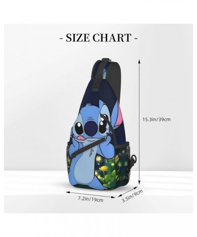 Cartoon Sling Bag Chest Crossbody Bag Men Women Casual Sling Backpacks For Travel Hiking Sport Ae14 $17.03 Backpacks