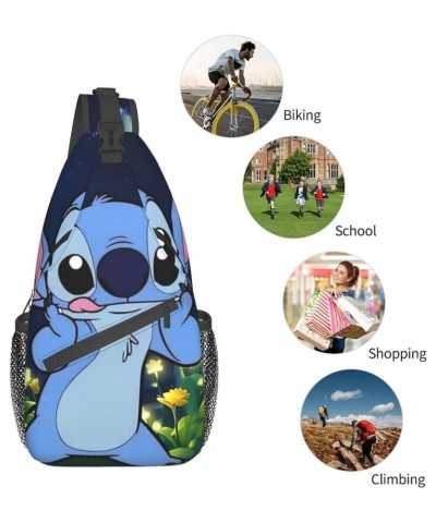 Cartoon Sling Bag Chest Crossbody Bag Men Women Casual Sling Backpacks For Travel Hiking Sport Ae14 $17.03 Backpacks