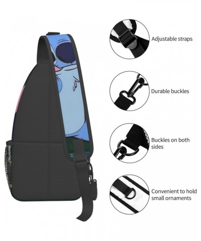 Cartoon Sling Bag Chest Crossbody Bag Men Women Casual Sling Backpacks For Travel Hiking Sport Ae14 $17.03 Backpacks