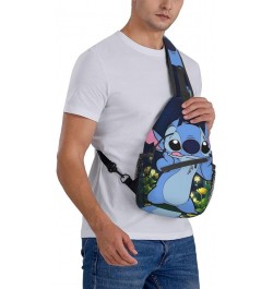 Cartoon Sling Bag Chest Crossbody Bag Men Women Casual Sling Backpacks For Travel Hiking Sport Ae14 $17.03 Backpacks