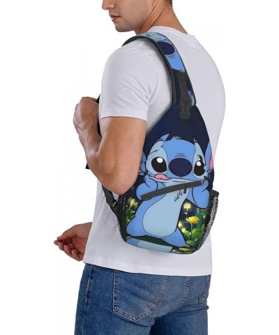 Cartoon Sling Bag Chest Crossbody Bag Men Women Casual Sling Backpacks For Travel Hiking Sport Ae14 $17.03 Backpacks