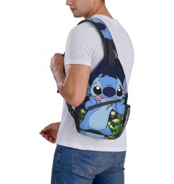 Cartoon Sling Bag Chest Crossbody Bag Men Women Casual Sling Backpacks For Travel Hiking Sport Ae14 $17.03 Backpacks