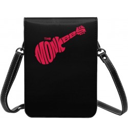 The Rock Monkees Band Logo Small Cell Phone Purse Female Shoulder Bags Cell Phone Purse Clutch Handbag $19.37 Evening Bags