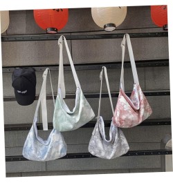 2pcs Tie-dye Canvas Bag Canvas Messenger Bag Canvas Satchel Cross Shoulder Bags for Women Girls Lunch Bluex2pcs $14.53 Crossb...