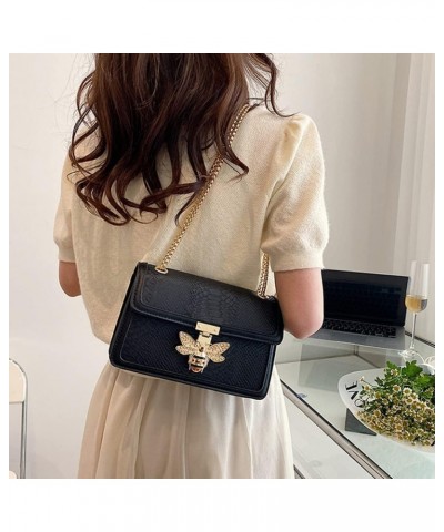 Crossbody Shoulder Purse for Women - Fashion Purse with Bow Handbags PU Leather Satchel Bag 1-5black $15.36 Shoulder Bags