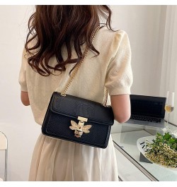 Crossbody Shoulder Purse for Women - Fashion Purse with Bow Handbags PU Leather Satchel Bag 1-5black $15.36 Shoulder Bags