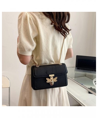 Crossbody Shoulder Purse for Women - Fashion Purse with Bow Handbags PU Leather Satchel Bag 1-5black $15.36 Shoulder Bags