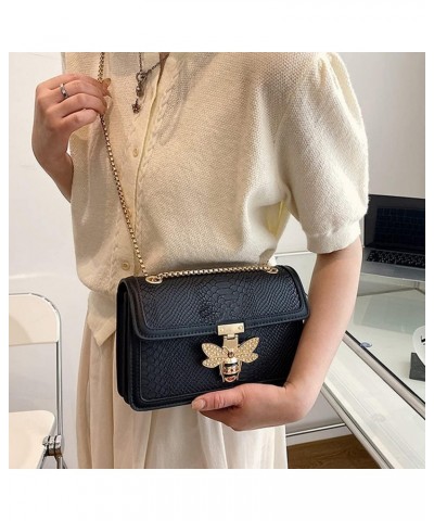 Crossbody Shoulder Purse for Women - Fashion Purse with Bow Handbags PU Leather Satchel Bag 1-5black $15.36 Shoulder Bags