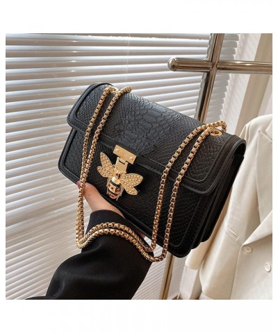 Crossbody Shoulder Purse for Women - Fashion Purse with Bow Handbags PU Leather Satchel Bag 1-5black $15.36 Shoulder Bags