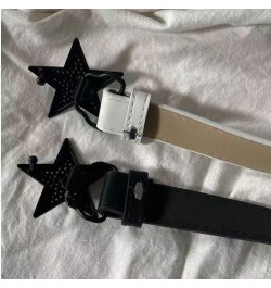 Y2k Aesthetic Belts for Women Y2k Accessories for Women Y2k Clothes Women Belts Y2k Belt (White) Black $11.34 Totes