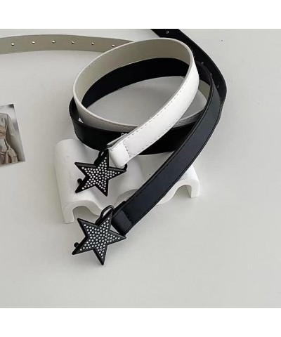 Y2k Aesthetic Belts for Women Y2k Accessories for Women Y2k Clothes Women Belts Y2k Belt (White) Black $11.34 Totes