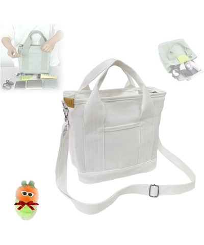 Elmyse Handbag,Elmyse Large Capacity Multi Pocket Handbag-Large Capacity Multi Pocket Handbag,for Travel Work White $14.19 Ha...