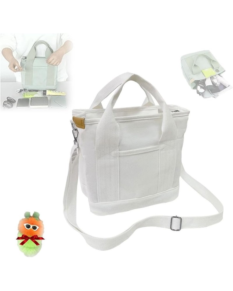 Elmyse Handbag,Elmyse Large Capacity Multi Pocket Handbag-Large Capacity Multi Pocket Handbag,for Travel Work White $14.19 Ha...