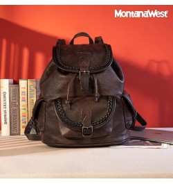 Backpack Purse for Women Soft Washed Leather Drawstring Casual Travel Backpacks Washed Leather-coffee $24.29 Backpacks