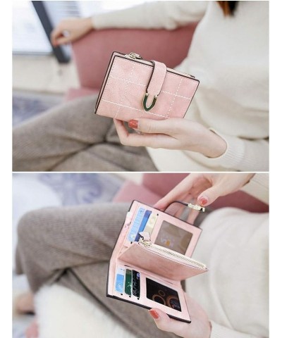 Women's Wallet Short Paragraph New Girl Heart Ins Simple Change Card Wrap Wallet (Color : E, Size : 12cm*9cm*2cm) 12cm*9cm*2c...