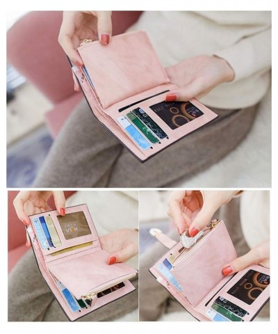 Women's Wallet Short Paragraph New Girl Heart Ins Simple Change Card Wrap Wallet (Color : E, Size : 12cm*9cm*2cm) 12cm*9cm*2c...