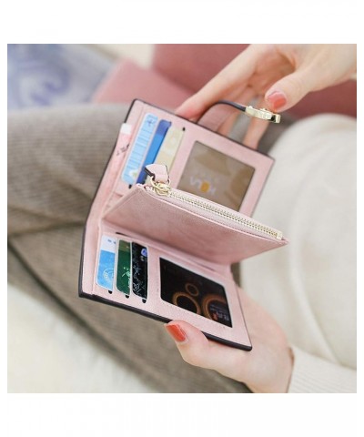 Women's Wallet Short Paragraph New Girl Heart Ins Simple Change Card Wrap Wallet (Color : E, Size : 12cm*9cm*2cm) 12cm*9cm*2c...