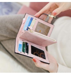 Women's Wallet Short Paragraph New Girl Heart Ins Simple Change Card Wrap Wallet (Color : E, Size : 12cm*9cm*2cm) 12cm*9cm*2c...