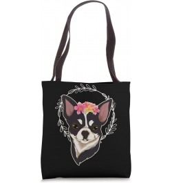 Floral Dog Owner Pet Lover Flowers Dog Lover Chihuahua Tote Bag $15.39 Totes