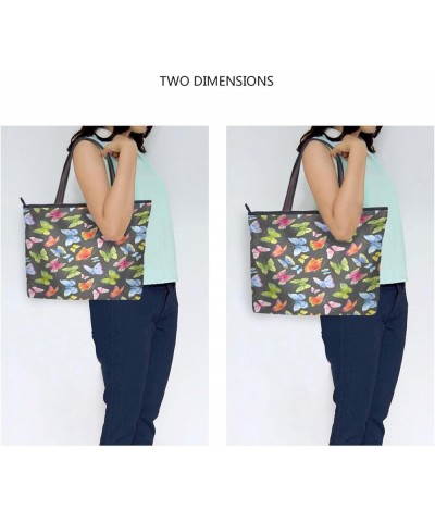 Tote Bag for Women with Zipper,Polyester Tote Purse Holiday Tote Bag Work Handbag Women Gift 9 $13.85 Totes