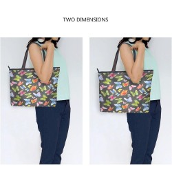 Tote Bag for Women with Zipper,Polyester Tote Purse Holiday Tote Bag Work Handbag Women Gift 9 $13.85 Totes